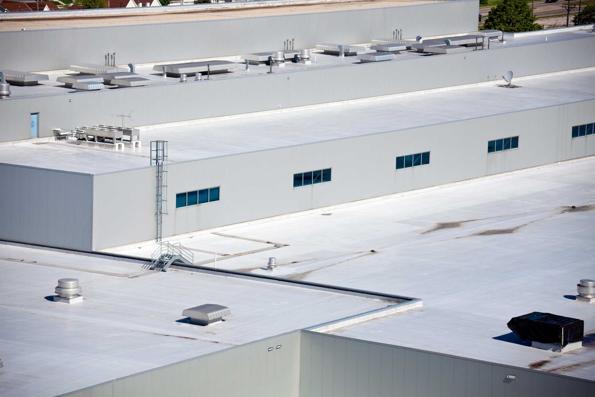 commercial roof options, commercial roof materials, Springfield